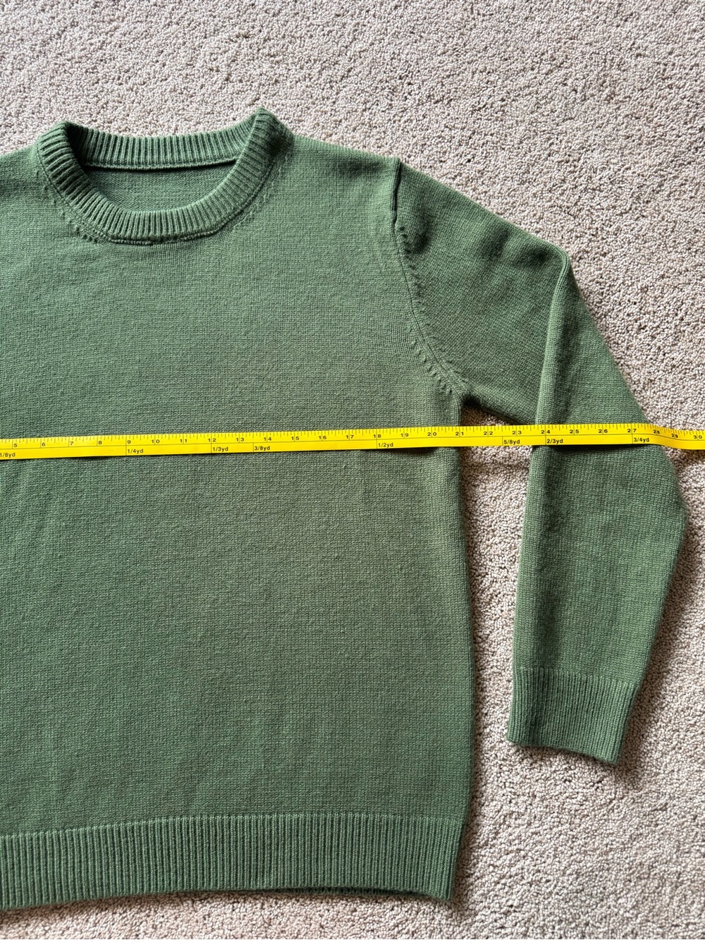 Men’s Large Green Sweater, Amazing Condition, No Flaws At All - Picture 3 of 6